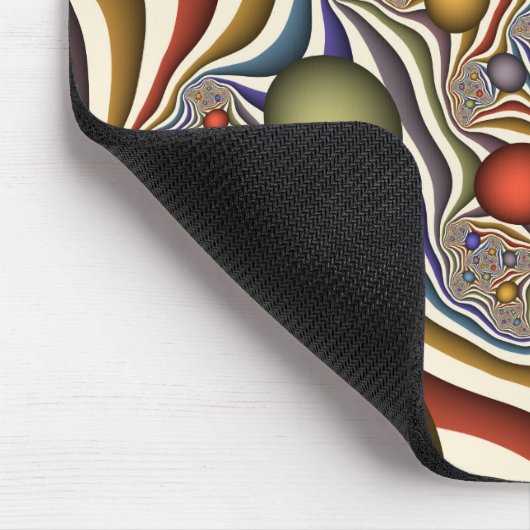 Flying Up, farbenfrohe, moderne, Abstrakte Fraktal Mousepad (Ecke)