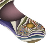 Flying Up, farbenfrohe, moderne, Abstrakte Fraktal Schneidebrett (Ecke)