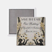 Flying Valentines ~ Wedding Bridge Date Nouveau Magnet (Vorderseite/Rückseite)