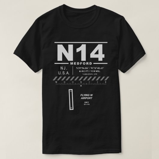Flying W Airport N14 T - Shirt (Design vorne)