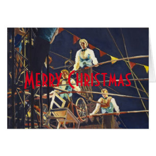 Flying Wallendas waghalsige Trapez-Zirkus-Show