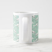 Flying Whale Birthday Party Jumbo-Tasse (Rückseite)