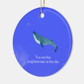 Flying Whale Keramik Ornament (Links)