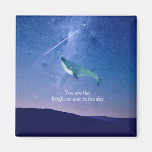 Flying Whale Magnet