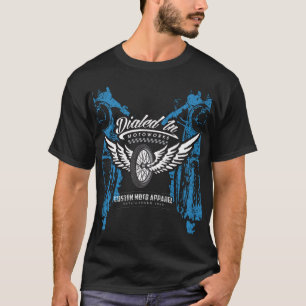 Flying Wheel Motorrad-Shirt T-Shirt
