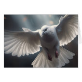 Flying White Peace Dove (Vorderseite (Horizontal))