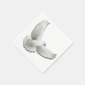 Flying White Peace Dove Napkins Serviette (Ecke)