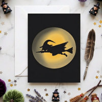 Flying Wicked Hexe-Silhouette