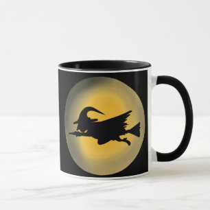 Flying Wicked Hexe-Silhouette Tasse