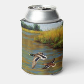 Flying Wild Ducks Charcoal Gray Dosenkühler (Kanne Rückseite)