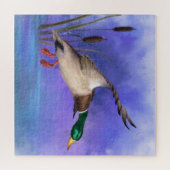Flying Wild Mallard Duck Puzzle (Horizontal)