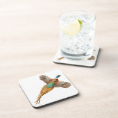 Flying Wild Ringneck Pheasant Cork Untersetzer (Rechte Seite)