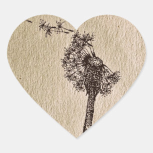Flying Wishings Dandelion Stickers