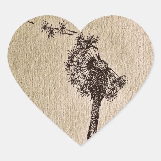 Flying Wishings Dandelion Stickers (Vorderseite)