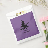 Flying Witch - Purple -Happy Halloween - Favor Bag Geschenktütchen (Versiegelt)
