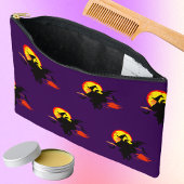 Flying Witch with full moon Zubehörtasche