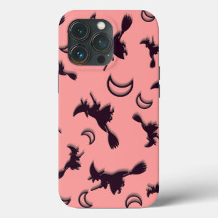 Flying witter zwischen Halbmond zu Halloween-Nacht Case-Mate iPhone Hülle