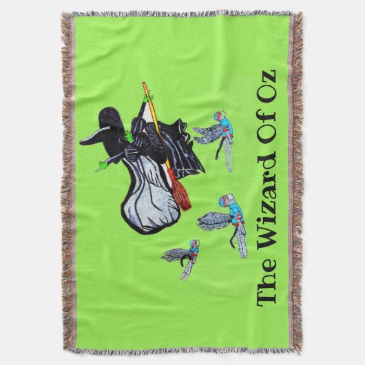 FLYING WIZARD OF OZ WICKED WITCH DECKE (Vorderseite Vertikal)