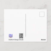 Flying Woodpecker kommen Sie bald Postkarte (Rückseite)