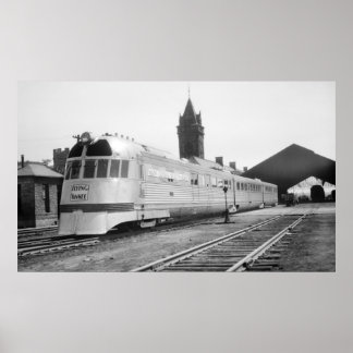 Flying Yankee at Portland, ME Gewerkschaft Station Poster