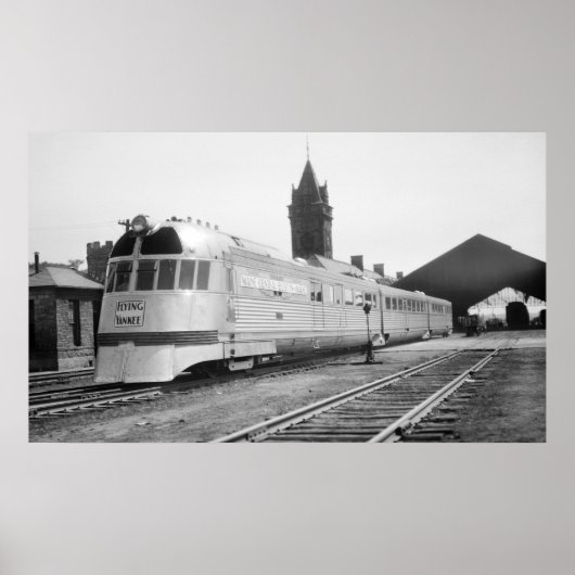 Flying Yankee at Portland, ME Gewerkschaft Station Poster (Vorne)