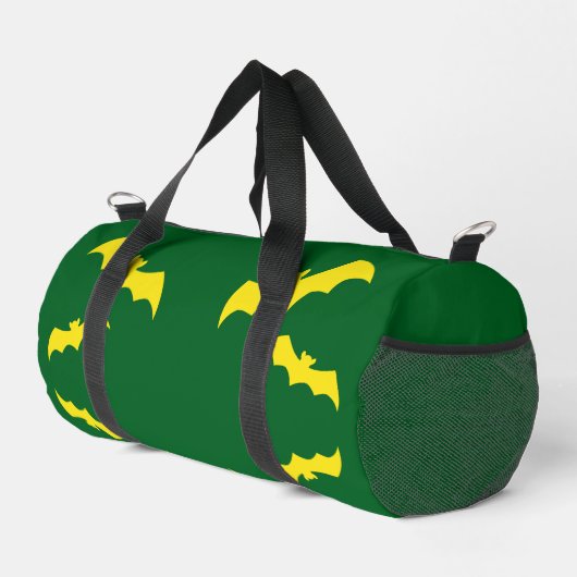 Flying Yellow Halloween Bats Duffle Bag (Rechte Ecke)