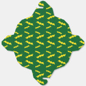 Flying Yellow Halloween Bats Geschenkschachtel (Ungefaltet)