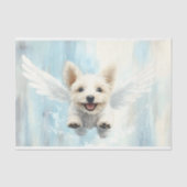 Flying Yorkshire Terrier with Wings AV1 Decoupage Seidenpapier (Vorderseite)