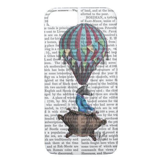 Flying Zebra Case-Mate iPhone Hülle (Rückseite)