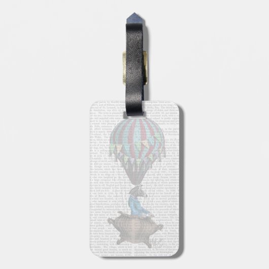Flying Zebra Gepäckanhänger (Rückseite vertikal)