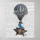 Flying Zebra Poster (Vorne)