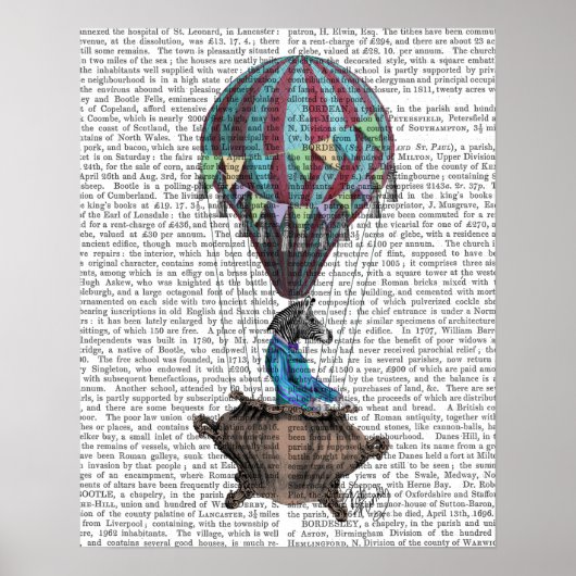 Flying Zebra Poster (Vorne)