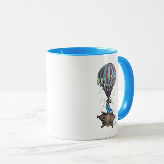 Flying Zebra Tasse (VorderseiteRechts)