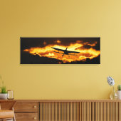 Flying Zuhause Leinwanddruck (Insitu (Wohnzimmer))