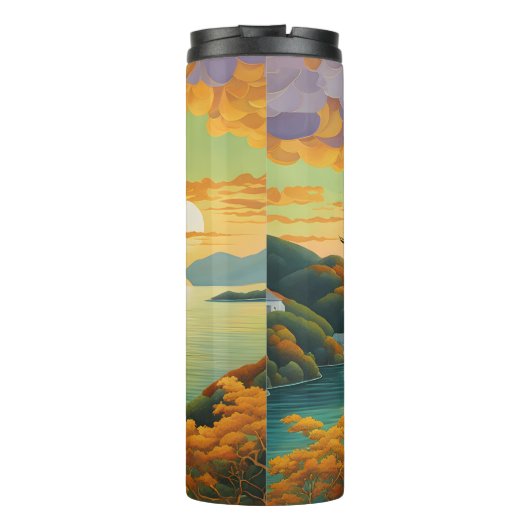 Flying Zuhause Thermosbecher (Rückseite)