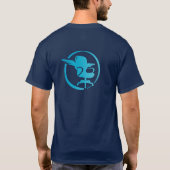 FlyJSim - Q4XP Blau-T - Shirt (Rückseite)