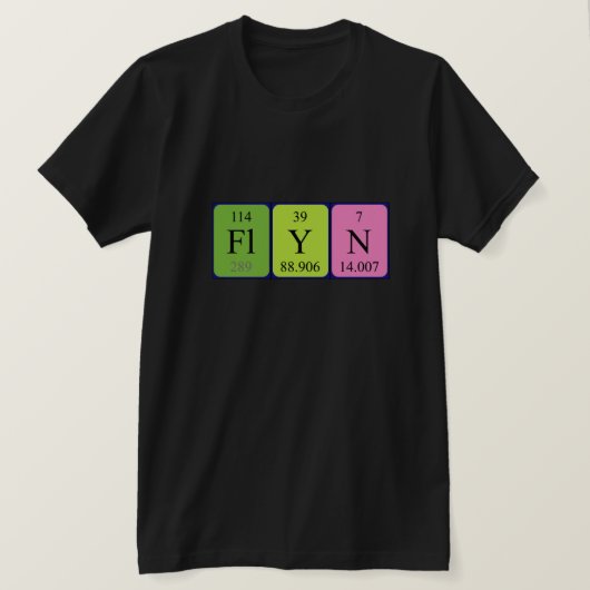 Flyn Periodenname Shirt (Design vorne)