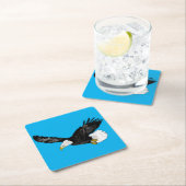 Flyng American Bald Eagle Paper Untersetzer (Vor Ort)