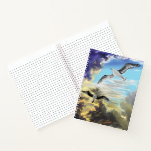 Flyng Birds Notebook Notizblock