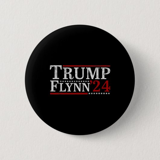 Flynn 2024 Vizepräsident Zurück Amerikaner W Button (Vorderseite)