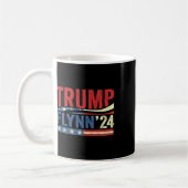 Flynn 2024 Vizepräsident Zurück Amerikaner W Kaffeetasse (Links)