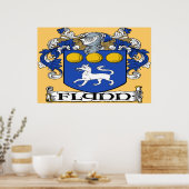 Flynn Coat of Arms Poster Print (Küche)