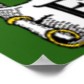 Flynn Coat of Arms Poster Print (Ecke)