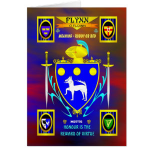 FLYNN-FAMILIEN-WAPPEN WAPPEN UND SCHILD