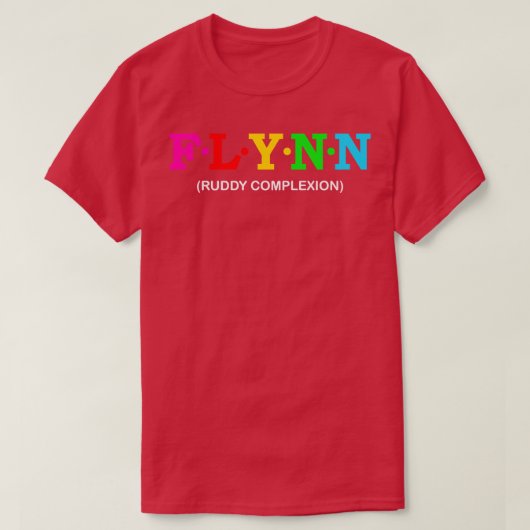 Flynn ruddy Teint 1 T-Shirt (Design vorne)