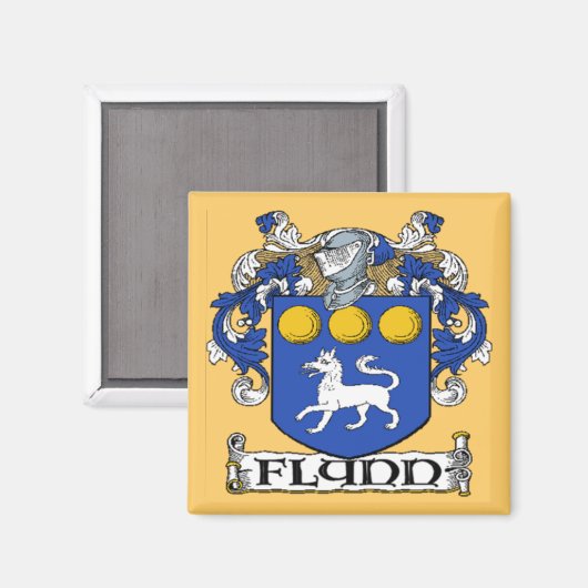 Flynn-Wappen Magnet (Vorderseite/Rückseite)