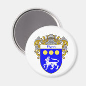 Flynn-Wappen (mantled) Magnet (Vorderseite/Rückseite)