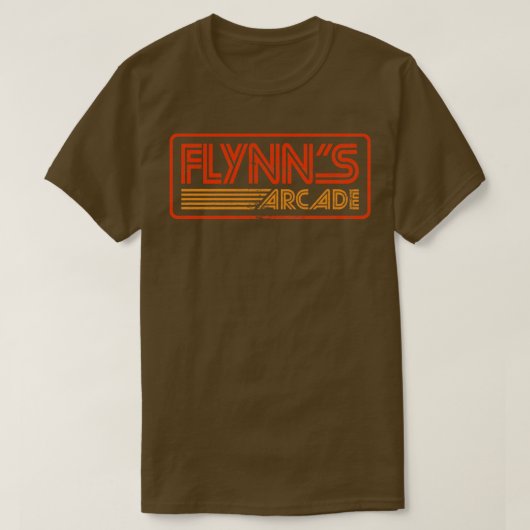 Flynns Arcade 80er Retro Tapestry T-Shirt (Design vorne)