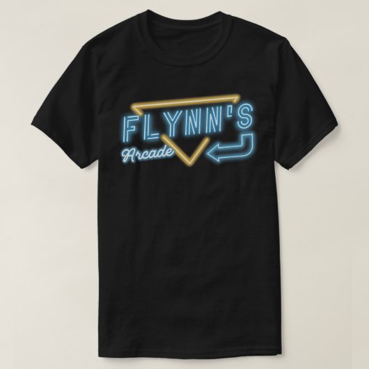 Flynns Arcade-Neonzeichen T-Shirt (Design vorne)