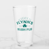 Flynns irischer Pub Glas (Vorderseite)